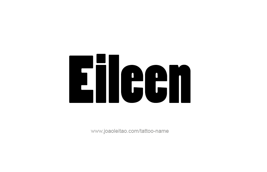 Tattoo Design Name Eileen   