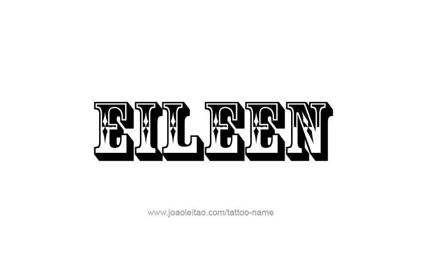 Tattoo Design Name Eileen   