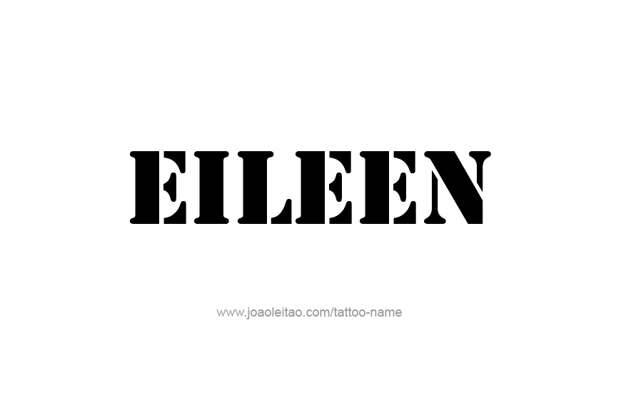 Tattoo Design Name Eileen   