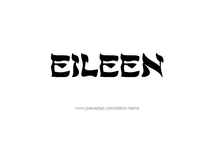 Tattoo Design Name Eileen   