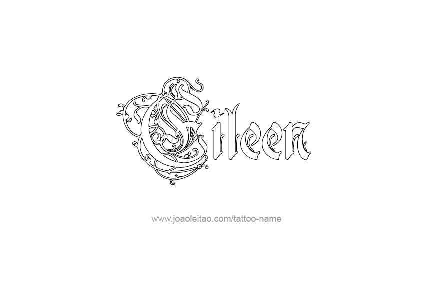 Tattoo Design Name Eileen   