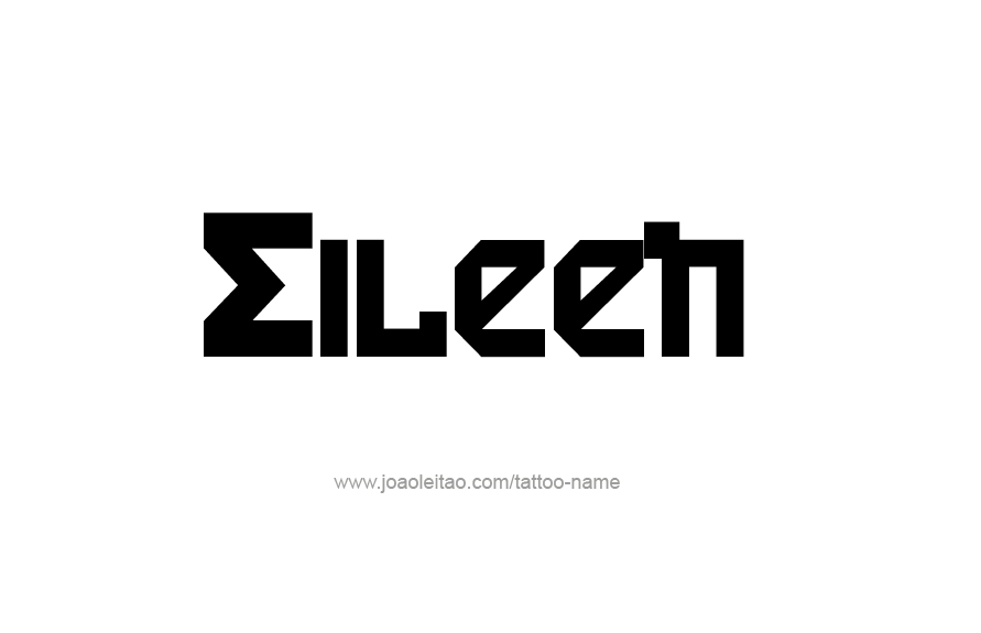 Tattoo Design Name Eileen   