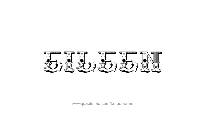 Tattoo Design Name Eileen   