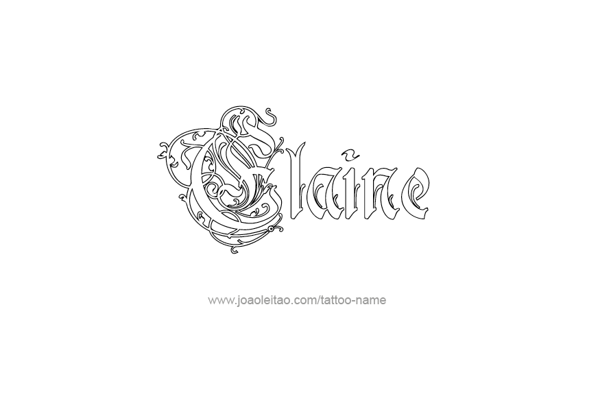 Tattoo Design Name Elaine   