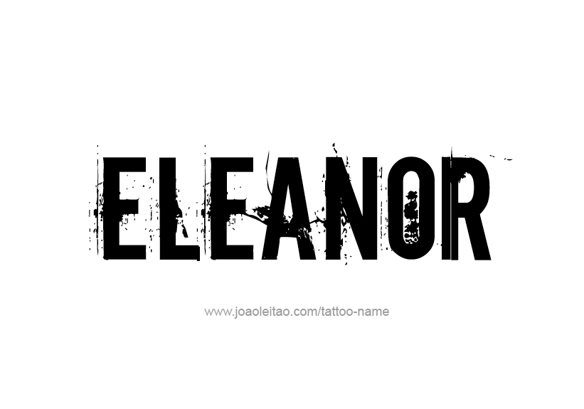 Tattoo Design Name Eleanor   