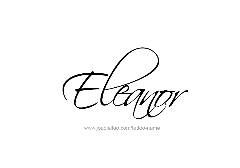 Tattoo Design Name Eleanor   