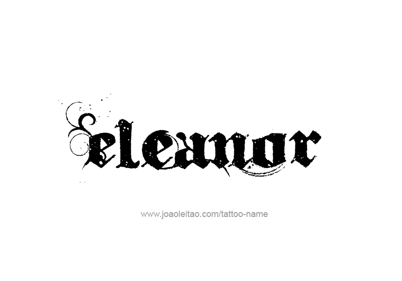 Tattoo Design Name Eleanor   