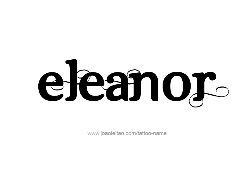 Tattoo Design Name Eleanor   