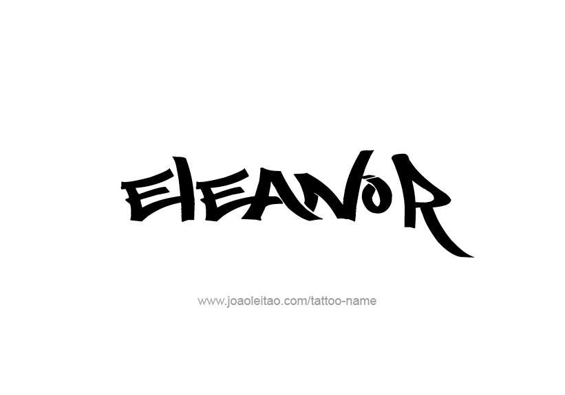 Tattoo Design Name Eleanor   