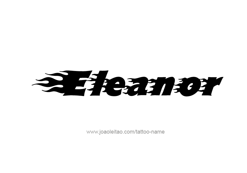 Tattoo Design Name Eleanor   