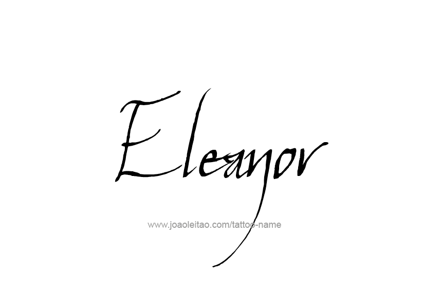 Tattoo Design Name Eleanor   