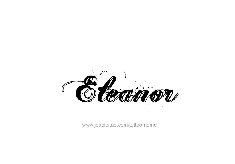 Tattoo Design Name Eleanor   