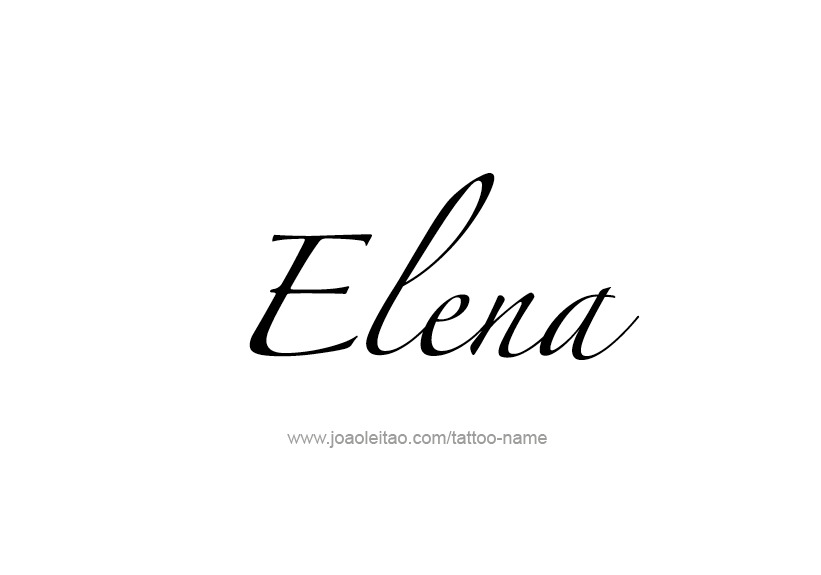 Elena given name