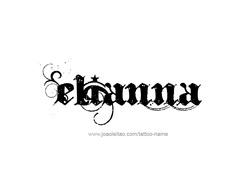 Tattoo Design Name Elianna   
