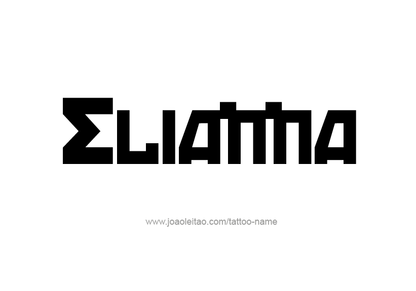 Tattoo Design Name Elianna   