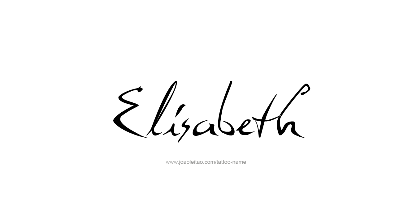 Tattoo Design Name Elisabeth   