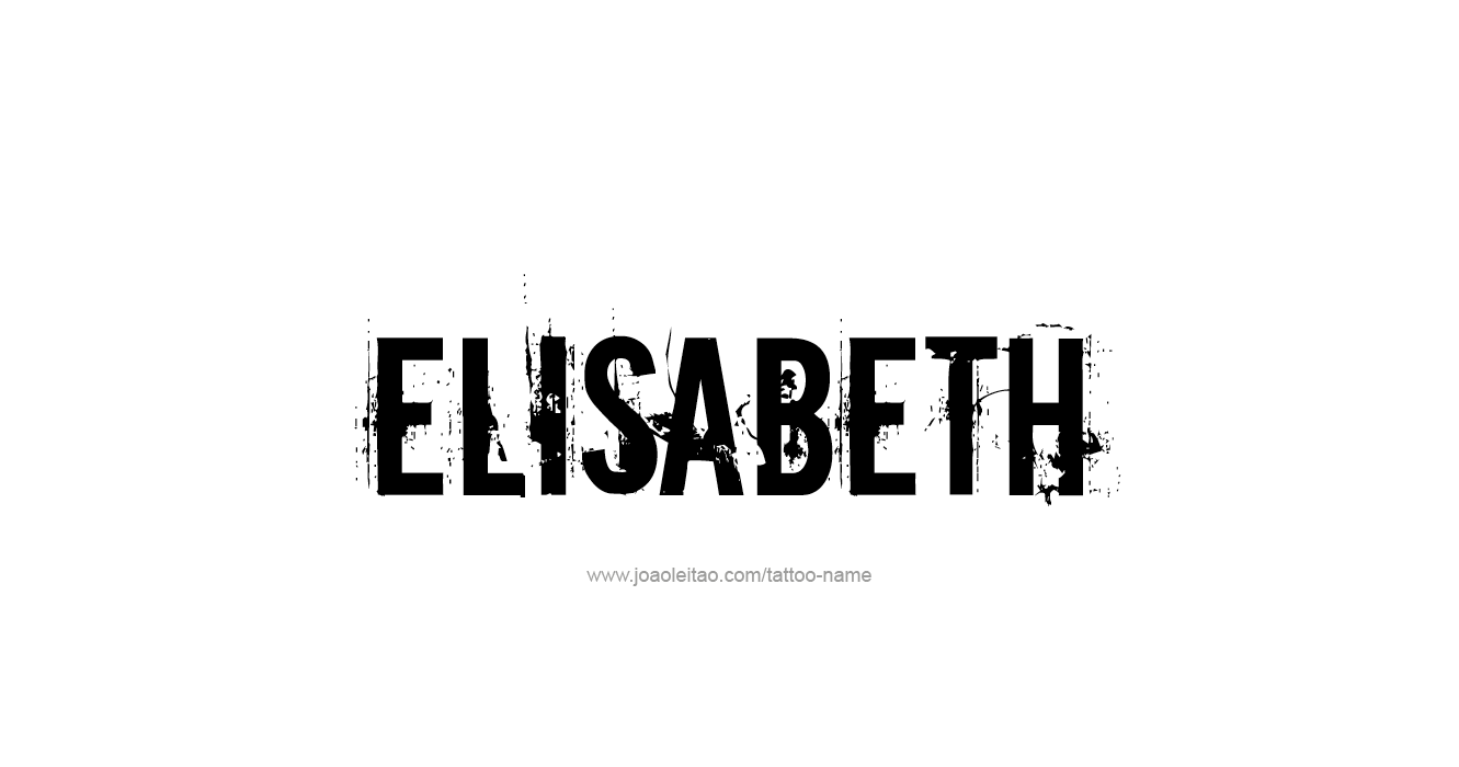 Tattoo Design Name Elisabeth   