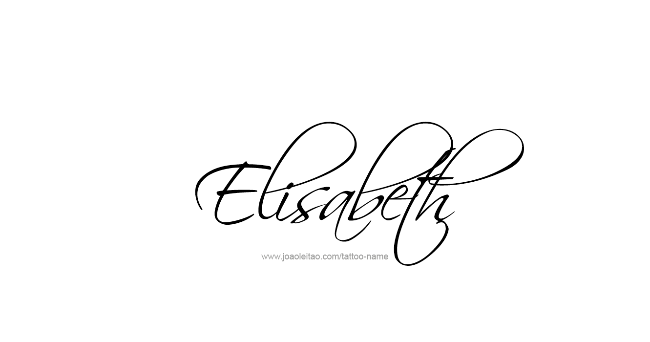 Tattoo Design Name Elisabeth   