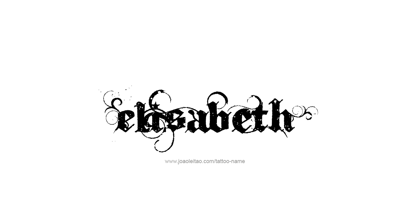 Tattoo Design Name Elisabeth   