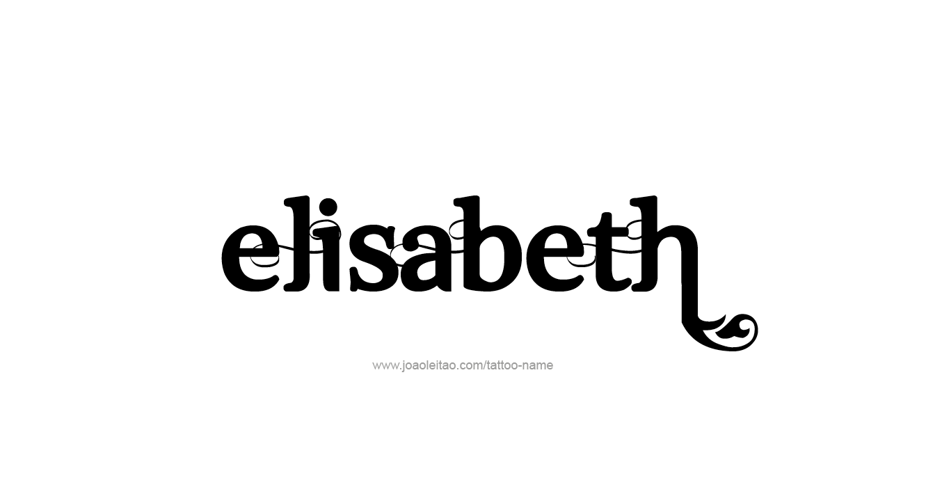 Tattoo Design Name Elisabeth   