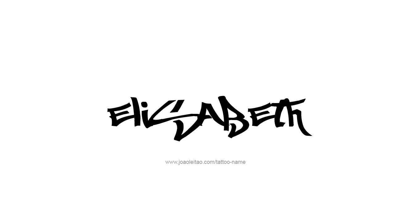 Tattoo Design Name Elisabeth   