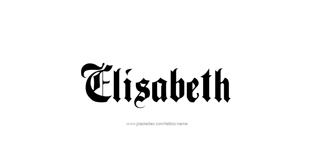 Tattoo Design Name Elisabeth   