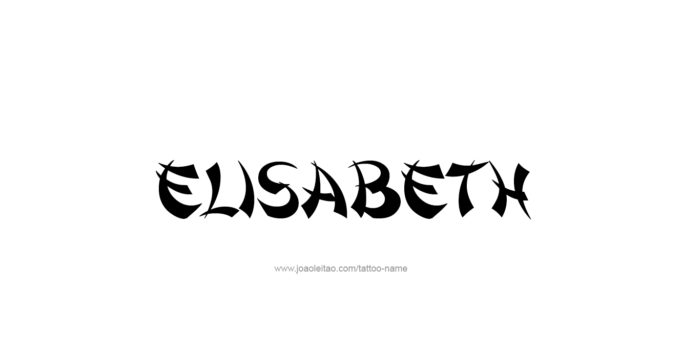 Tattoo Design Name Elisabeth   