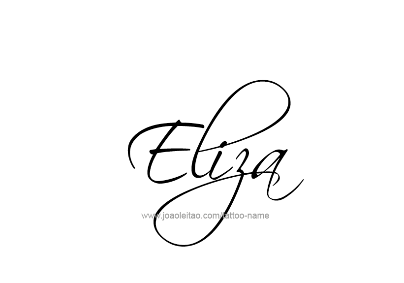 Tattoo Design Name Eliza   