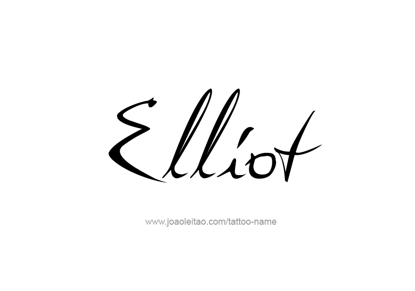 Tattoo Design Name Elliot   