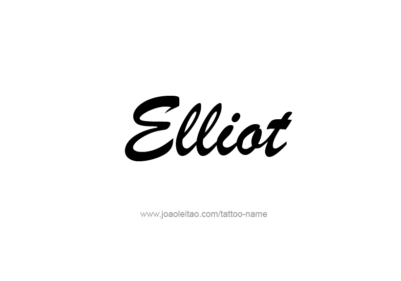 Tattoo Design Name Elliot   