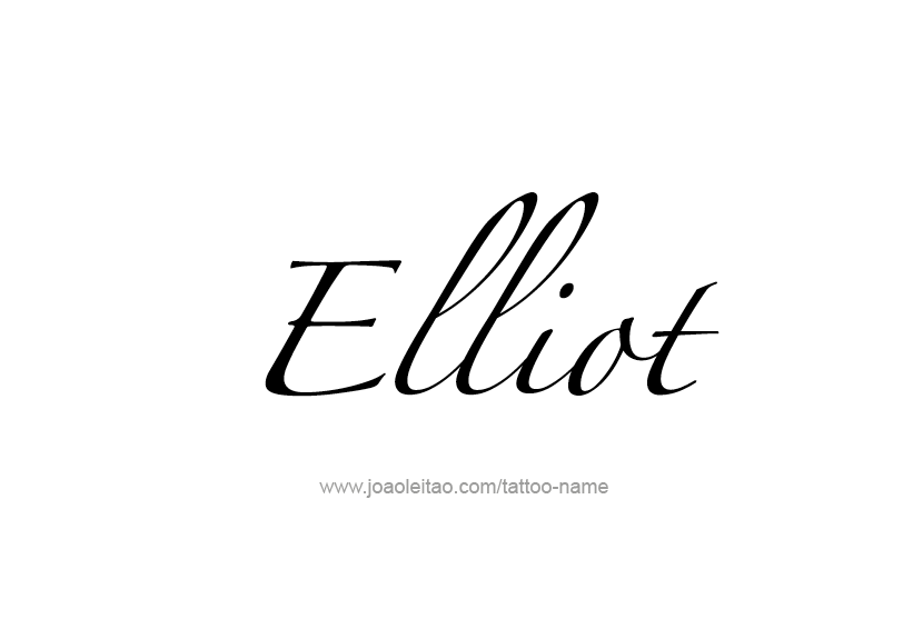 Tattoo Design Name Elliot   