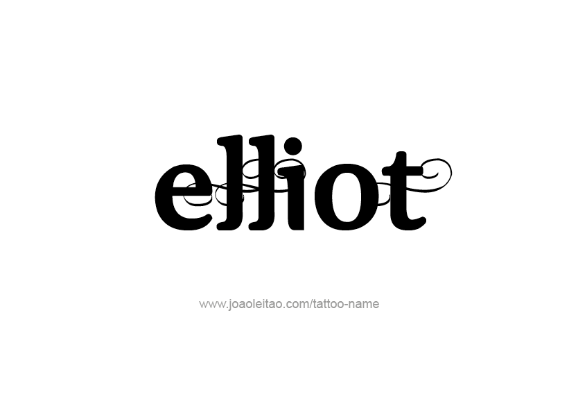 Tattoo Design Name Elliot   