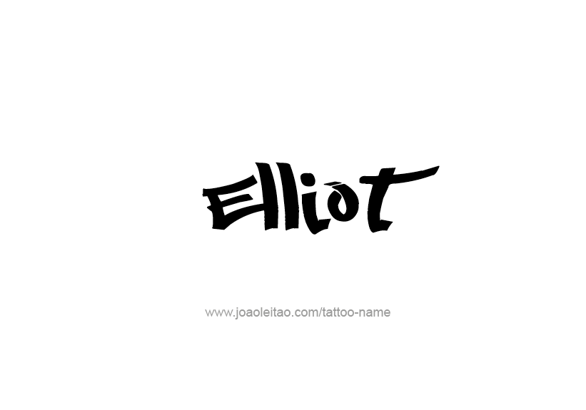 Tattoo Design Name Elliot   