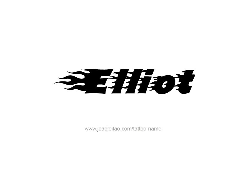 Tattoo Design Name Elliot   