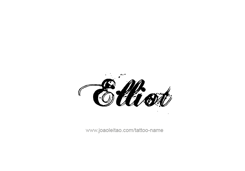 Tattoo Design Name Elliot   