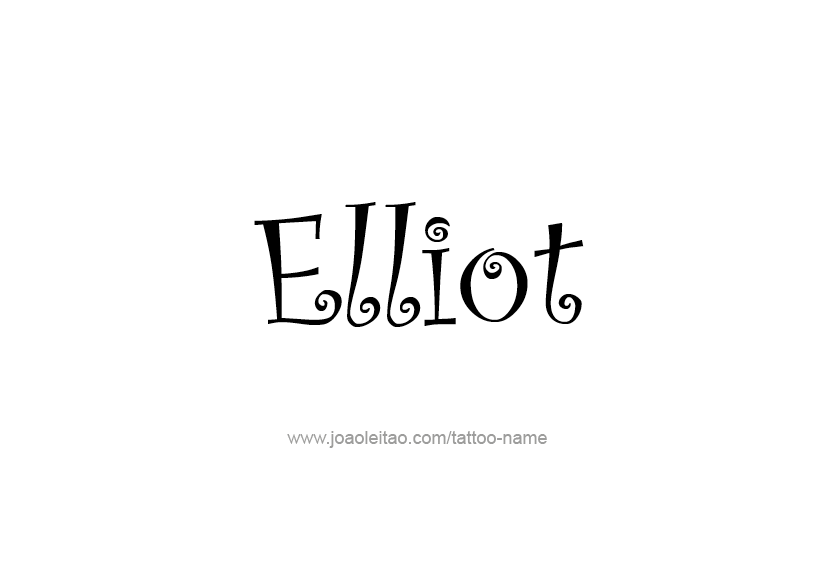 Tattoo Design Name Elliot   