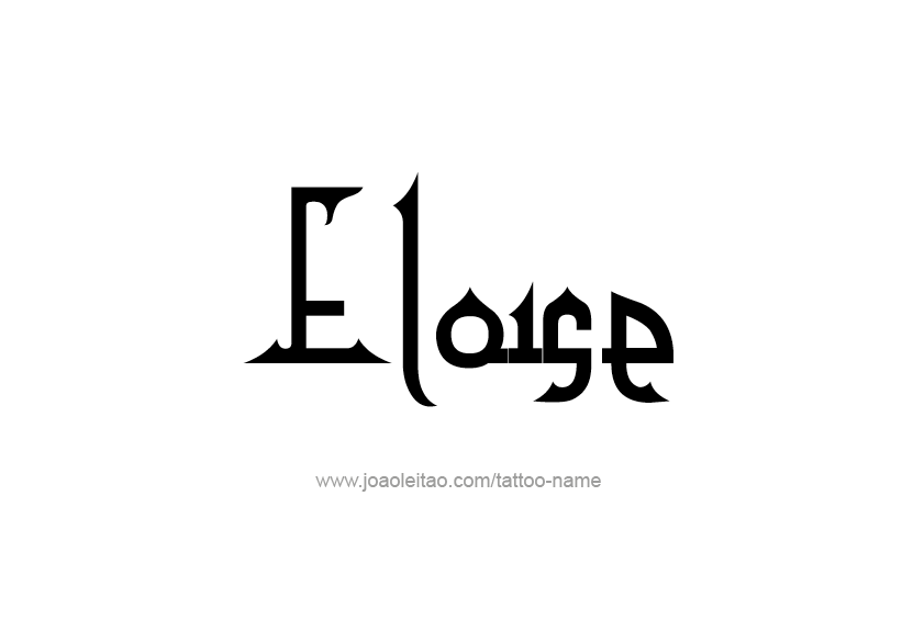 Tattoo Design Name Eloise   