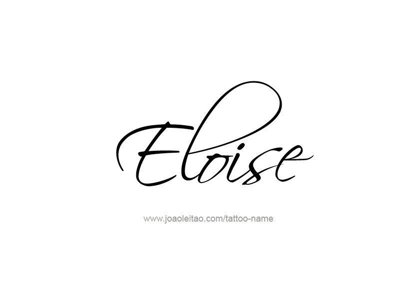 Tattoo Design Name Eloise   