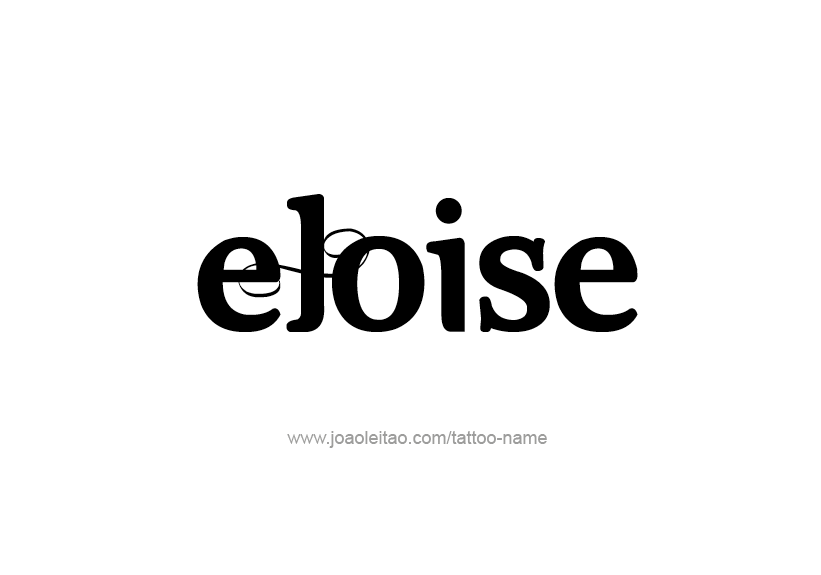 Tattoo Design Name Eloise   