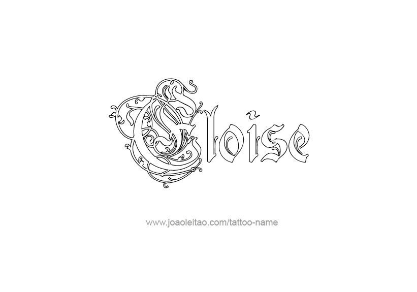 Tattoo Design Name Eloise   