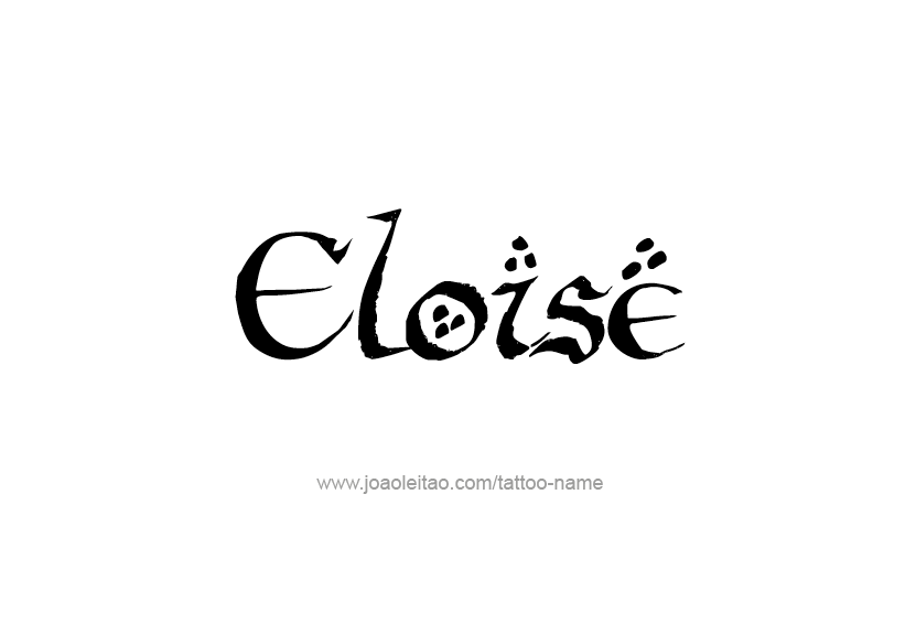 Tattoo Design Name Eloise   