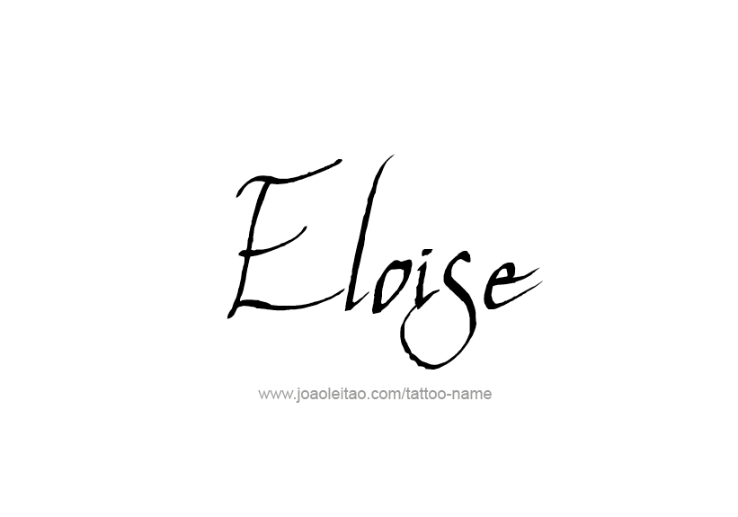 Tattoo Design Name Eloise   