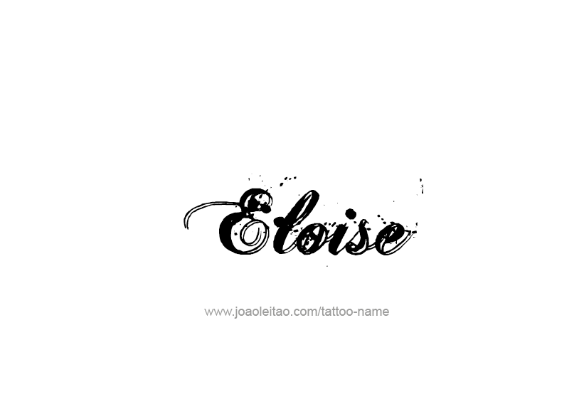 Tattoo Design Name Eloise   