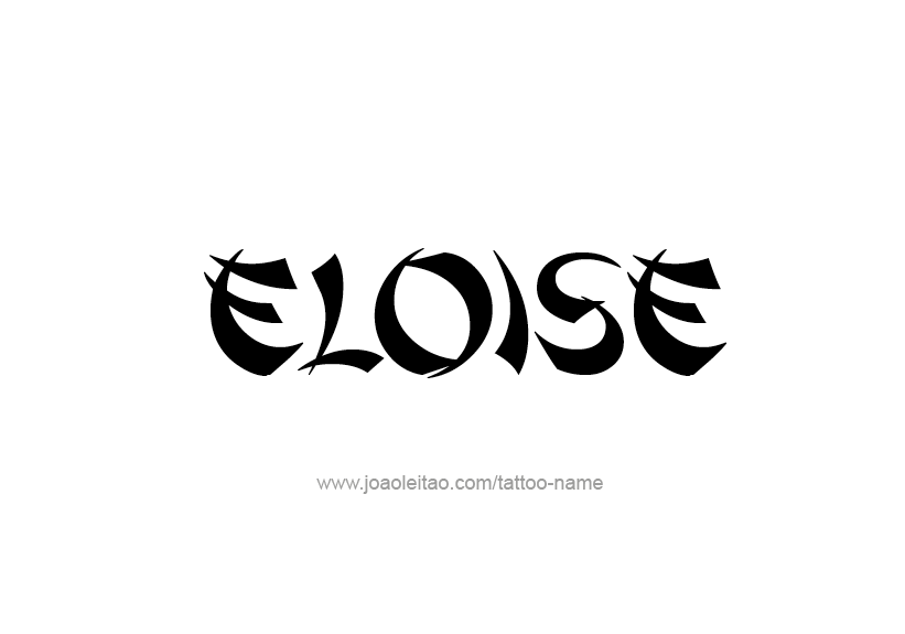 Tattoo Design Name Eloise   