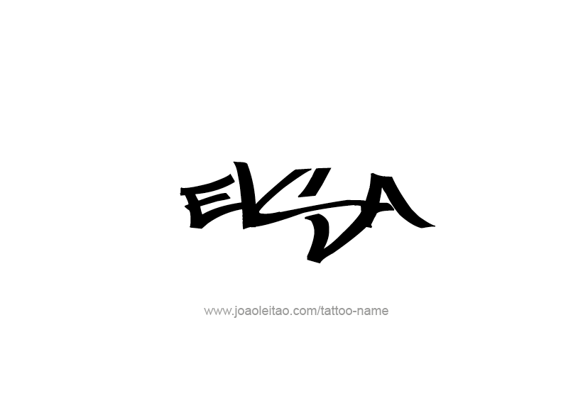 Tattoo Design Name Elsa   