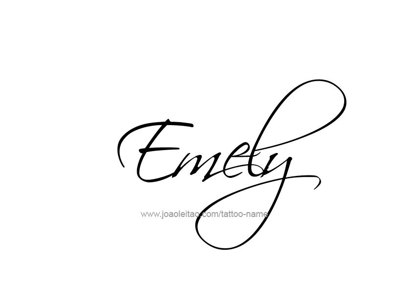 Tattoo Design Name Emely   