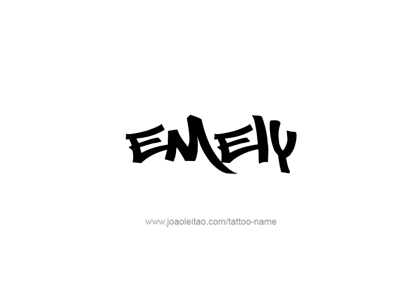 Tattoo Design Name Emely   