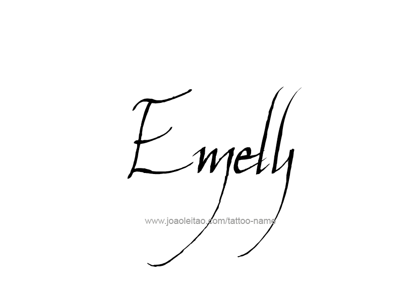 Tattoo Design Name Emely   