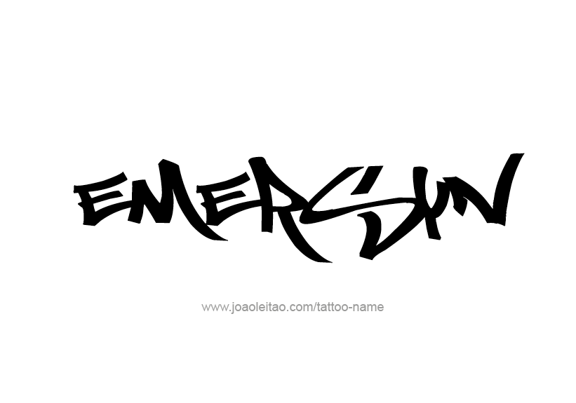 Tattoo Design Name Emersyn   