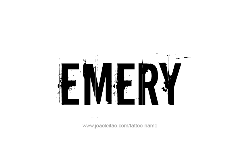 Tattoo Design Name Emery   